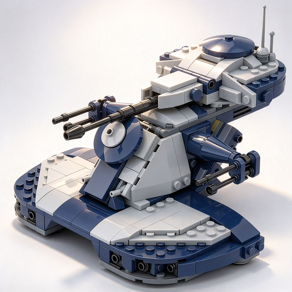 MOC Klasik Yıldız Filmi Aksesu - Lego Compatible Military Tank incelemesi ve fiyatı