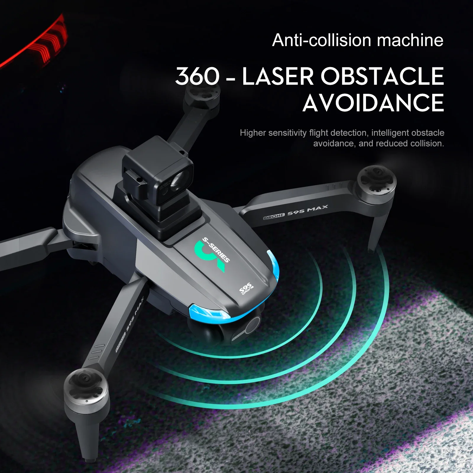 YENI S9S MAX MINI Drone 4K 2 E - Fpv Brushless Rc Drone 4K incelemesi ve fiyatı