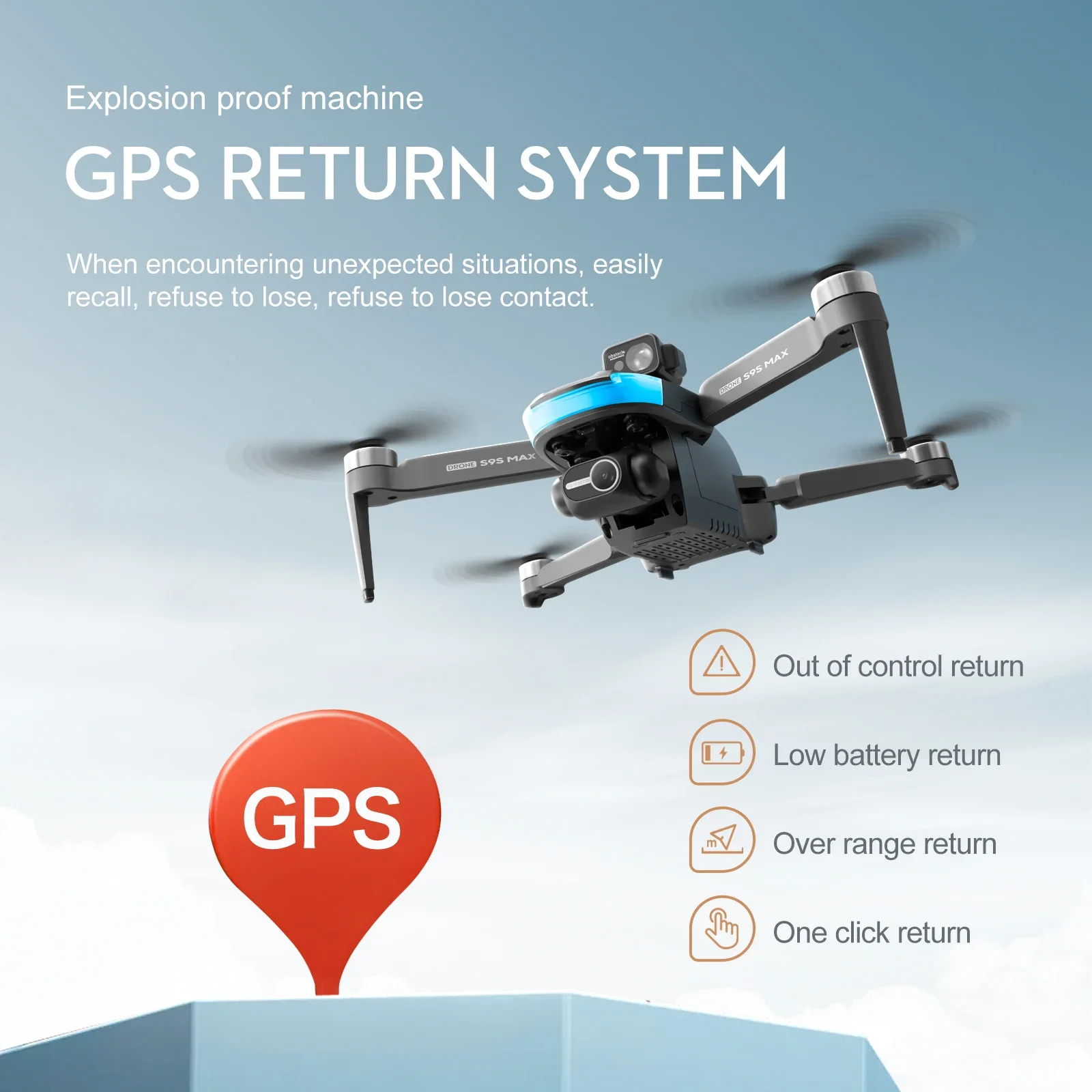 YENI S9S MAX MINI Drone 4K 2 E - Fpv Brushless Rc Drone 4K incelemesi ve fiyatı