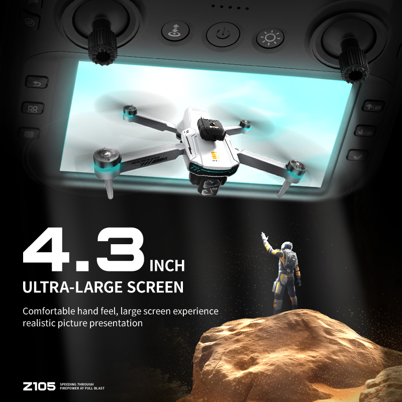 Orijinal Z105 GPS Katlanabilir - Fpv Brushless Rc Drone 4K incelemesi ve fiyatı